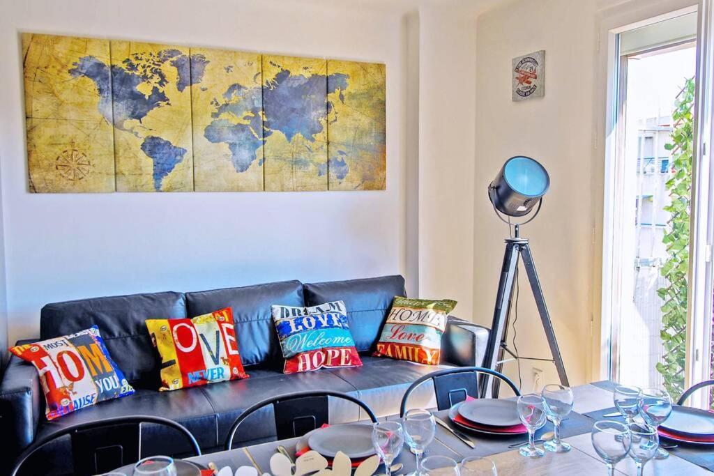 Climatise Gare Stcharles 4 Chambres Grand Balcon / Experience-Immo Marselha Exterior foto