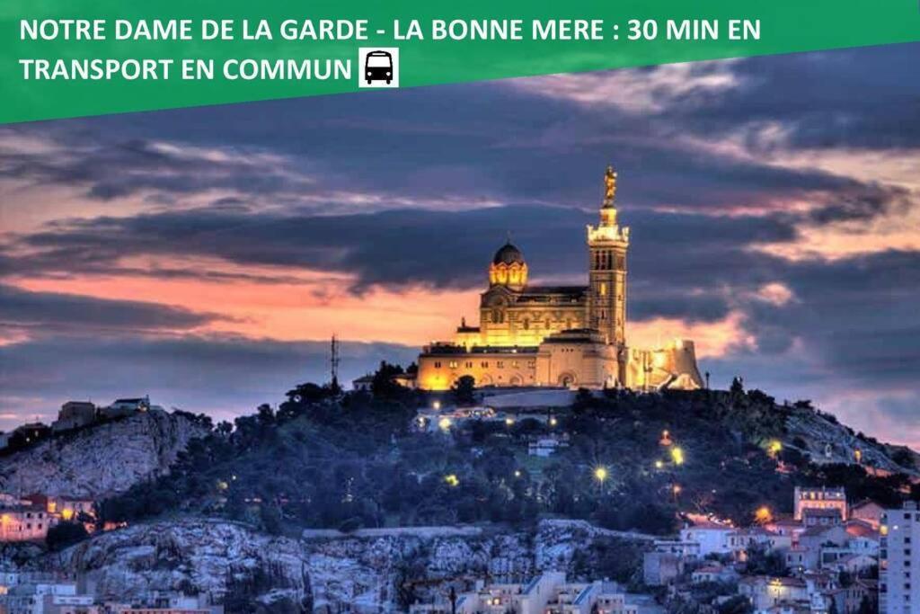 Climatise Gare Stcharles 4 Chambres Grand Balcon / Experience-Immo Marselha Exterior foto